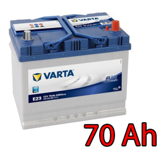 Baterie VARTA BLUE Dynamic 70 Ah, 570412, E23